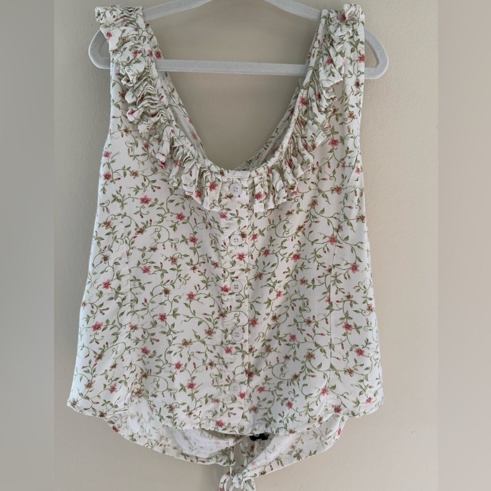 MOTEL Women’s Cottage Core Summer Top Size Meidum